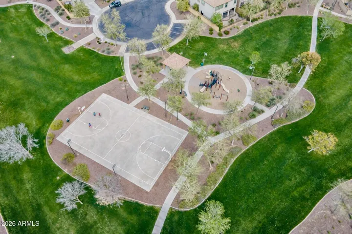 Large Playground and Basketball Court