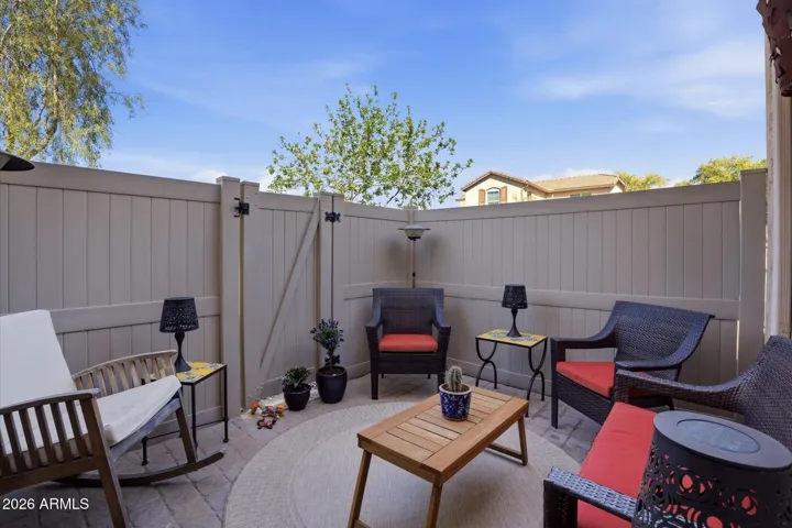 Custom extended patio