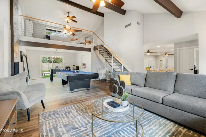 Upper loft - Perfect for an office, gym or library.