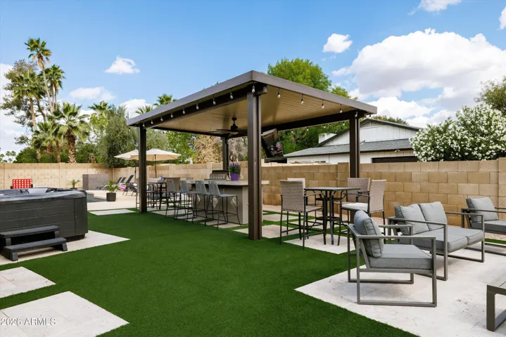 Built in Ramada and BBQ