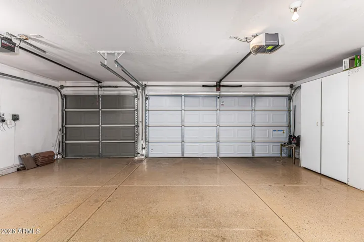 Large 3 car garage - drive straight in for all 3!