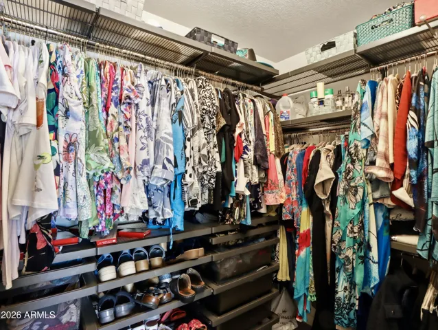customized walk-in closet