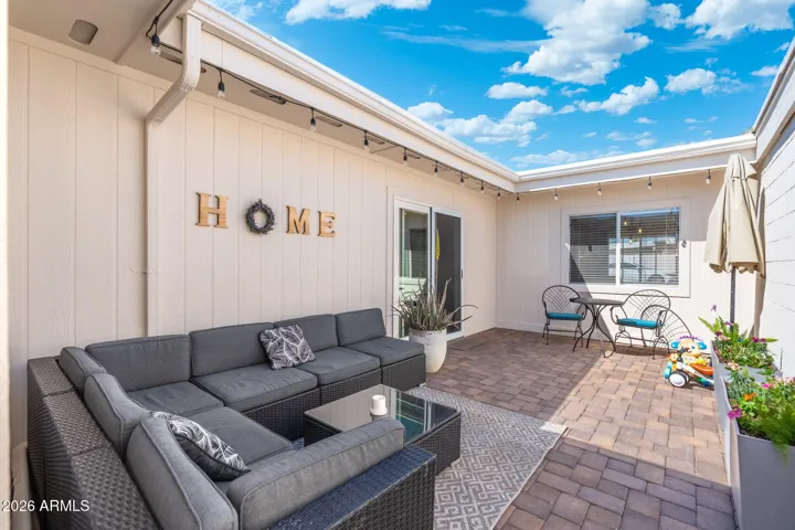 Back Patio area