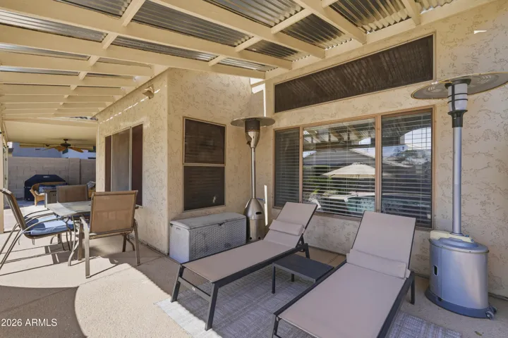 Lots of backyard patio