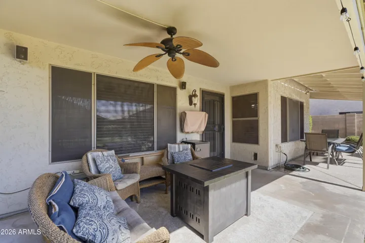 Backyard patio