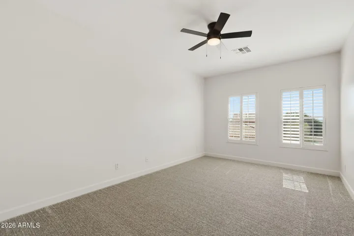 Cozy upstairs bedrooms with plush new carpet