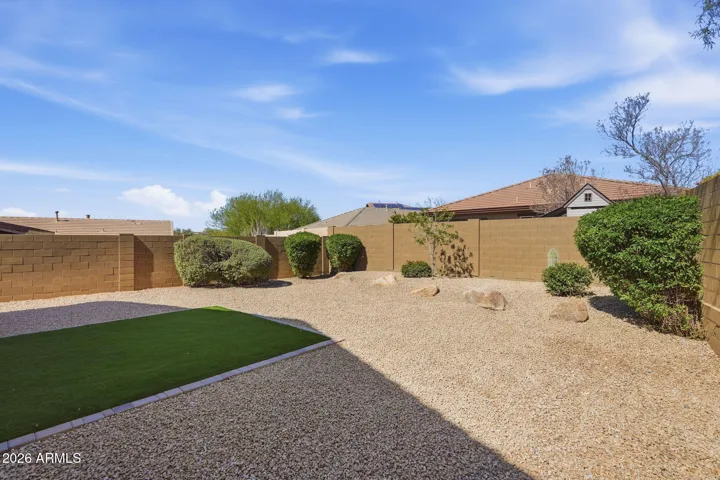 Spacious backyard with plenty of room to make it your own