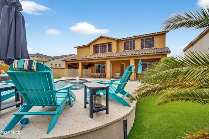 Resort backyard