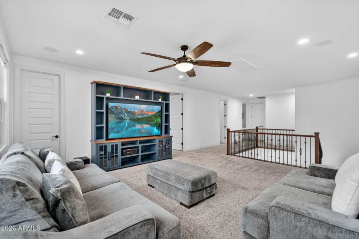 upstairs loft family space Arizona home