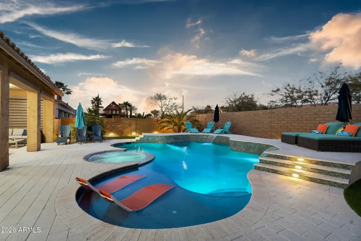 heated saltwater pool Arizona home