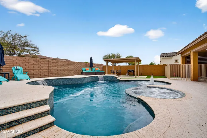 heated saltwater pool Arizona home