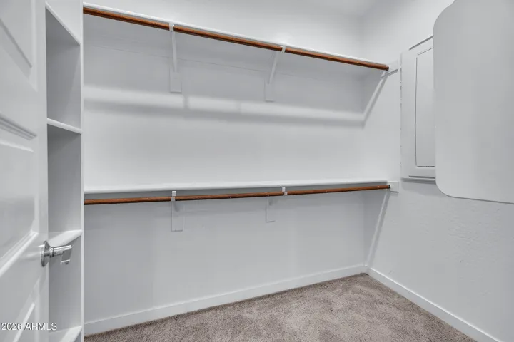 Main bedroom closet