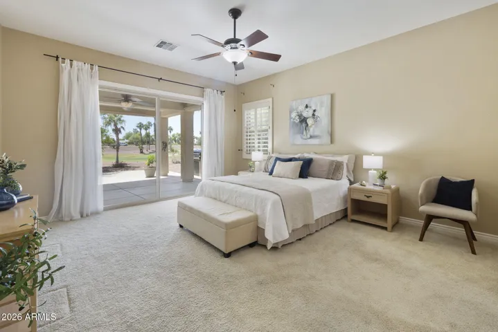 Spacious Master suite