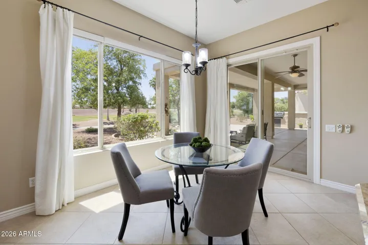 A table with a view!