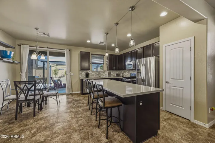 Stainless Steel appliances and gas stove