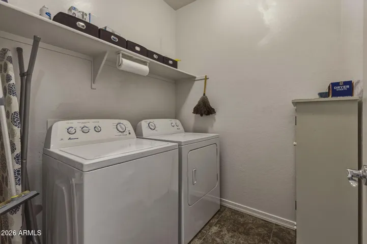 Inside laundry
