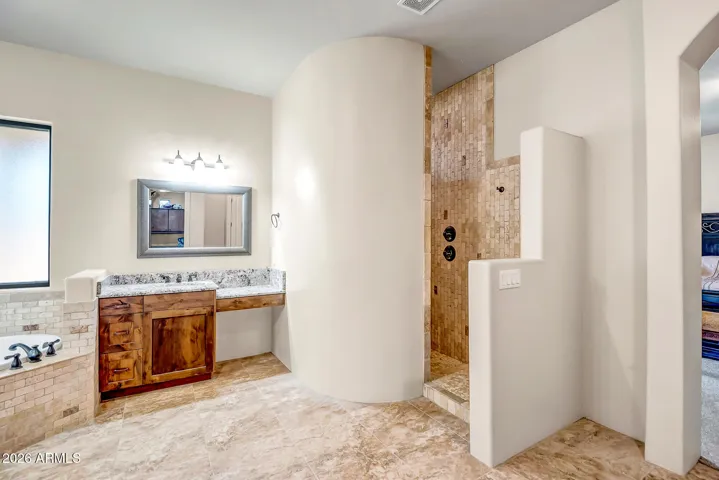 Walk in shower