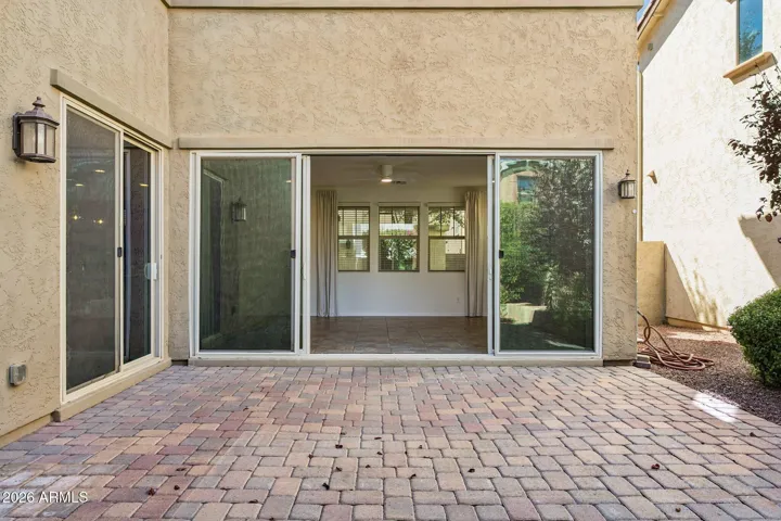 Large paver patio