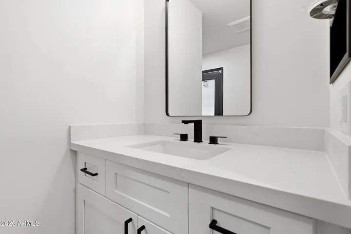 Casita private bathroom