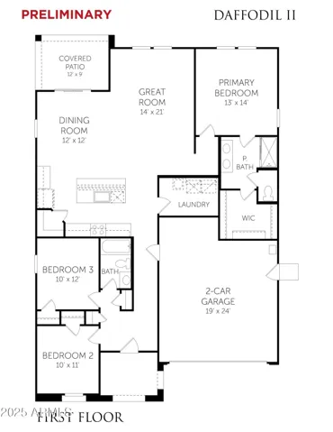 Floorplan of the Daffodil