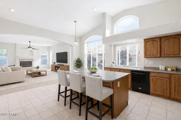 Virtual Staged Kitchen