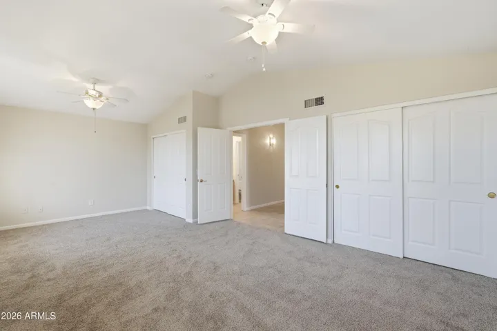 Large Bedroom 2 with dual closets