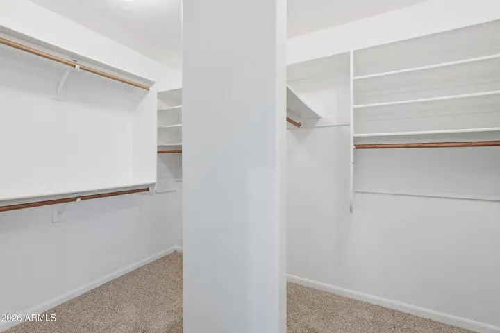 Primary Walk in closet