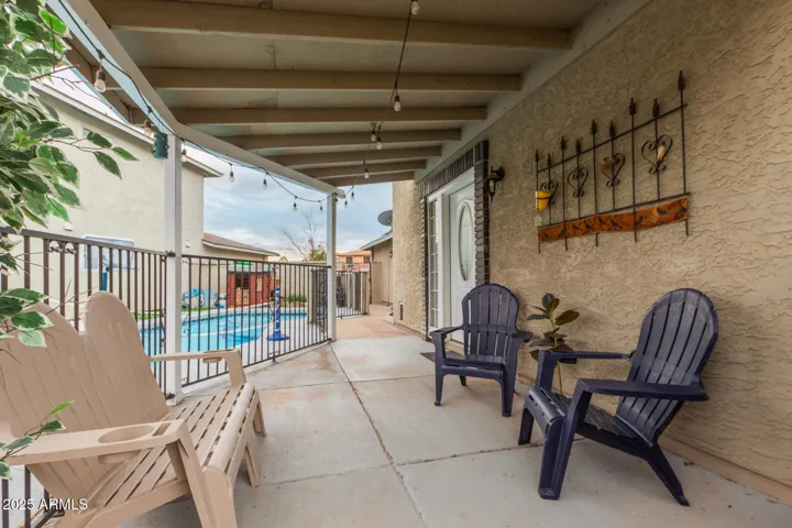 Watch the kids swim while grilling and hanging out!