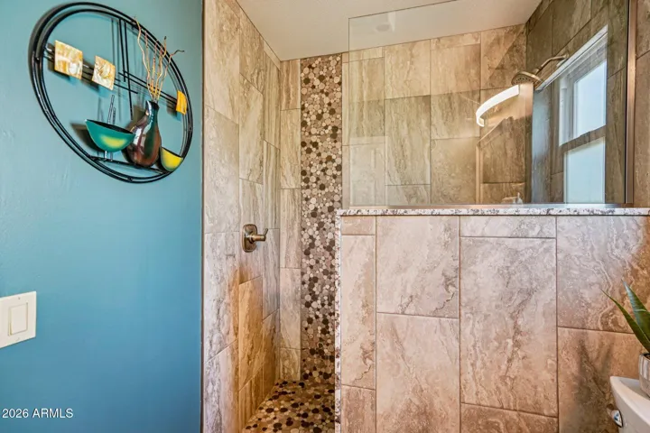 The guest bathroom
