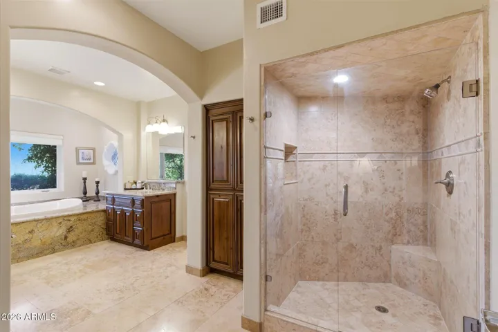 Enlarged Walk in shower