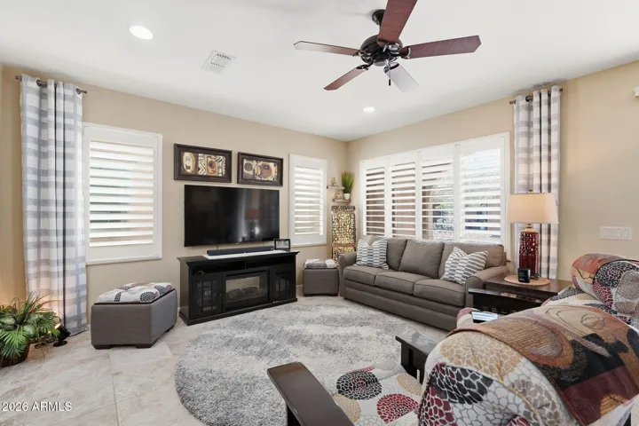 Lots of natural light in the great room.
