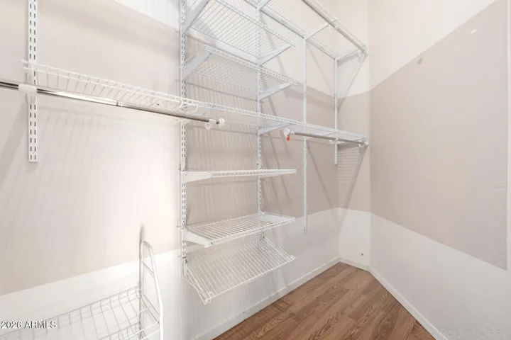 Primary closet