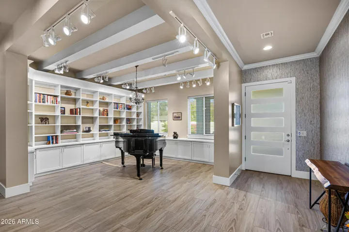 Piano Room and Entryway