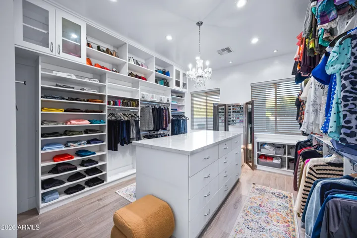 Primary Custom Walk-in Closet