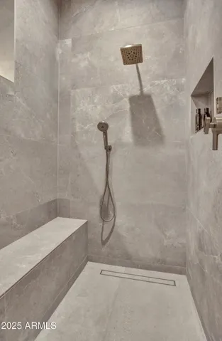 Huge shower in primary spa bath