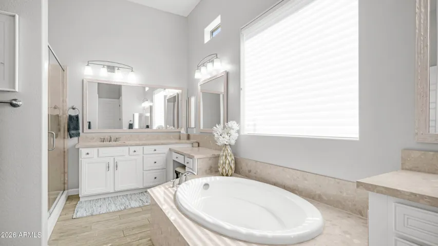 Relax and Unwind in the Elegant Soaking Tub