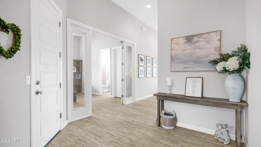 Bright Open Foyer Creating Grand First Impression