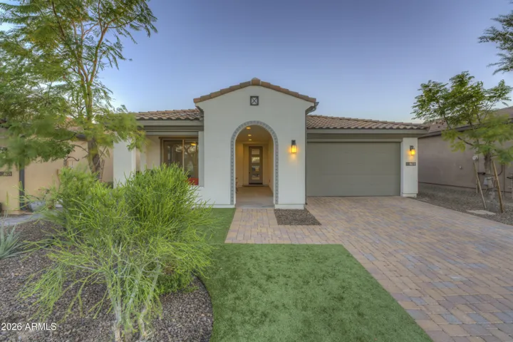 Manicured front yard