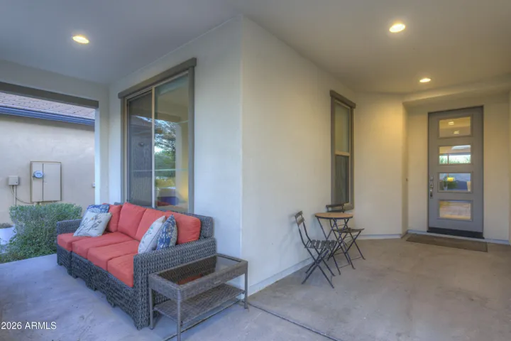 Inviting front entrance