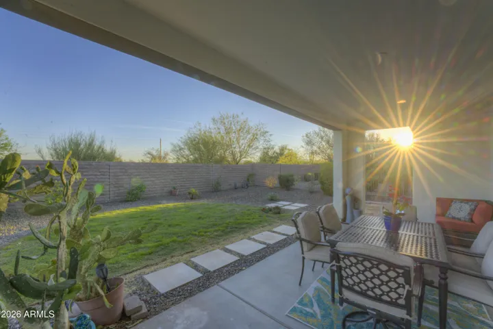 Sunsets from backyard