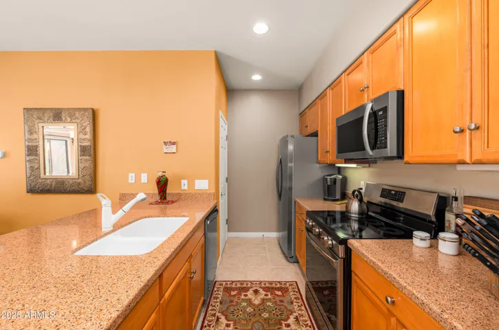 ...new stainless steel appliances and ample cabinet storage