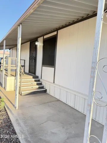 Side/main entrance