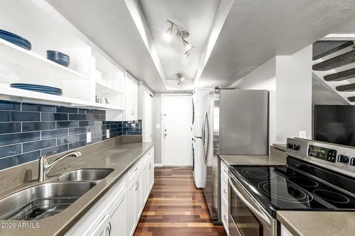 Kitchen and Door to Carport