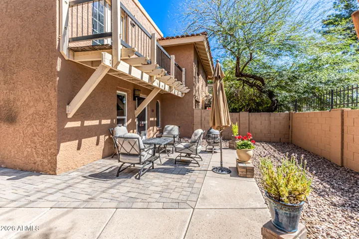 Spacious Back Patio