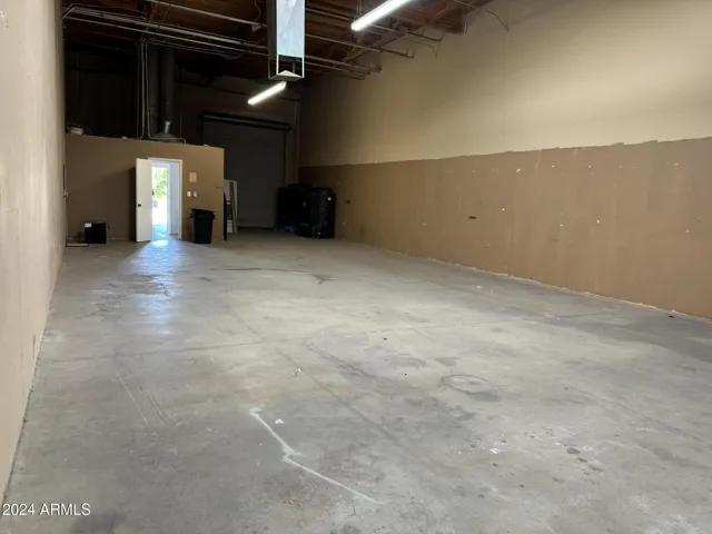 Unit 114 warehouse area