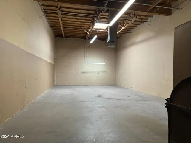 Unit 114 warehouse area
