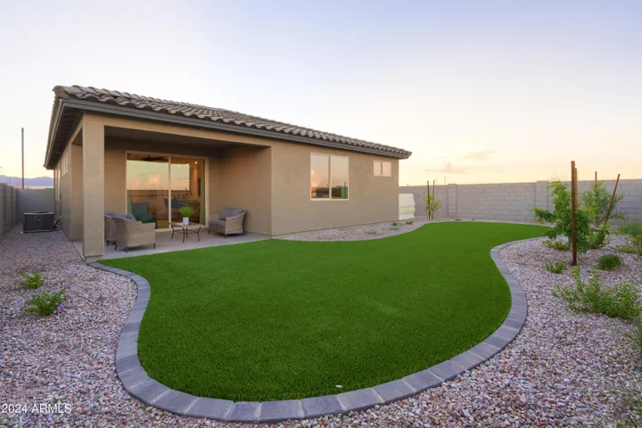 Photos are of the model home