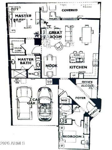 Encanterra Floor Plan -Aria 7001
