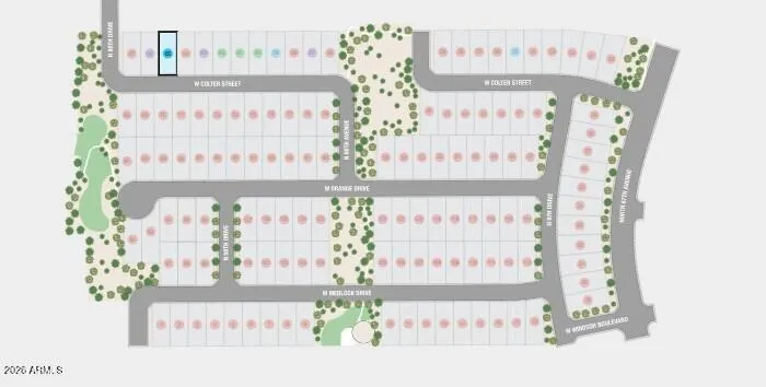 8858 W Colter Street - Stonehaven Encore Site Map