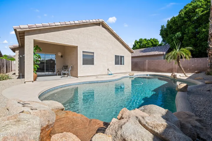 Backyard oasis